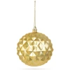 Afbeelding van Kerstdecoratie - Gouden kerstballen Ø73 mm - 6 stuks in unieke vormen - [58762A] - 81c9 179b 416f abb6