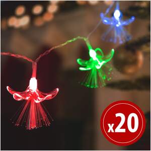 Afbeelding van LED lichtsnoer - bloem - 20 LED - 2,85 meter - kleurrijk - 2 x AA 1 Stuks [56518] - 8365 b720 4fcb 82a7