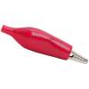 Afbeelding van 10x Grote Krokodillenklem Rood – 5A Geïsoleerde Crocodile Clip – Testklem voor Elektronica (44 mm) - 10