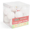 Afbeelding van LED lichtsnoer - sneeuwpop - 10 LED's - 1,1 meter - warm wit - 3 x AA 1 Stuks [58222A] - 84c1 aedc 412a