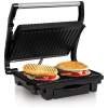 Afbeelding van Eldom GK120 Contactgrill – 1000W RVS – Anti-aanbak Grillplaten 25,5x17,8cm – Beweegbare Bovenplaat –