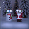 Afbeelding van Solar Kerstdecoratie Met LED Verlichting – Koud Wit Licht – Sneeuwman Rendier Of Kerstman – Werkt Op