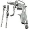 Afbeelding van Luchtblaaspistool pneumatisch - met verwisselbare mondstukken (16/50/80 mm) - 1/4" aansluiting [55805D]