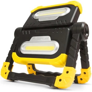 Afbeelding van Oplaadbare LED Bouwlamp 2000 Lumen – Multifunctionele Accu Werklamp met 2x COB LED – Draaibare
