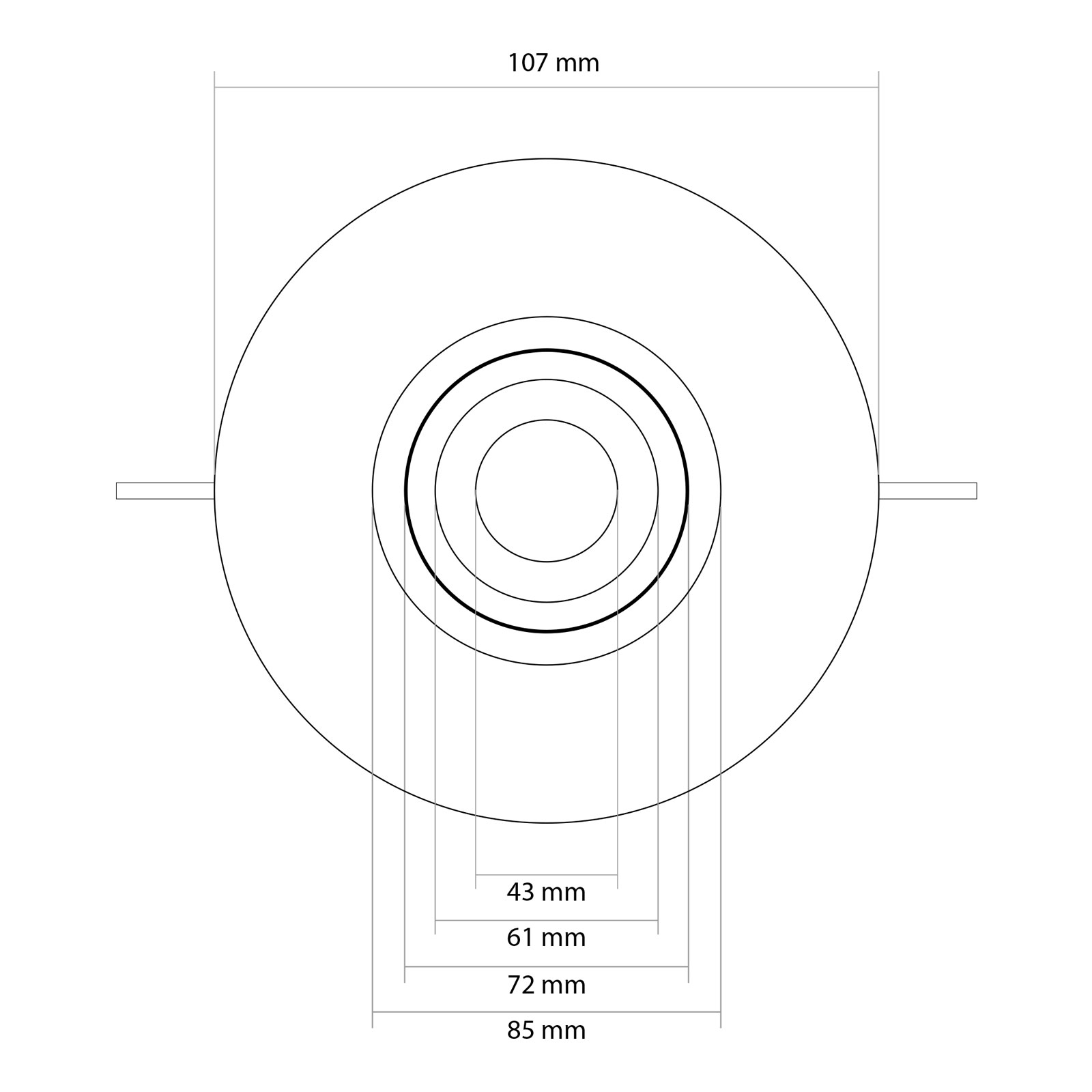 Afbeelding van Vervangmembraan / Diafragma voor 33358 en 33359 koepelluidspreker - reserveonderdeel voor huishoudelijke