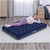 Afbeelding van Bestway éénpersoons (of tweepersoons) Velours Luchtbed 191×137×22 cm - Enkel & comfortabel - Blauw -