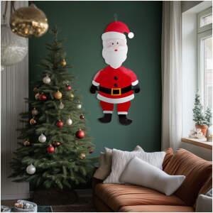 Afbeelding van Kerstdecoratie - Kerstman van Papier - 90 cm - Met Beweegbare Onderdelen 1 Stuks [58965A] - 9309 7899 44be