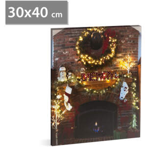 Afbeelding van Kerst LED-afbeelding - met ophanging, 2 x AA, 30 x 40 cm 1 Stuks [58467] - 934f 254f 4a14 a074 623b3ef32443