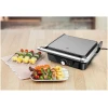 Afbeelding van Eldom GK170 Contactgrill – 2000W RVS – Dubbele Grillfunctie – 30x25 cm – Antiaanbak /