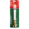 Afbeelding van Kerstversiering - gele LED kaars - wit / goud - 22 cm 1 Stuks [58705] - 93f6 1176 4169 8555 d324dd18e037