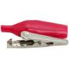 Afbeelding van 10x Grote Krokodillenklem Rood – 5A Geïsoleerde Crocodile Clip – Testklem voor Elektronica (44 mm) - 10