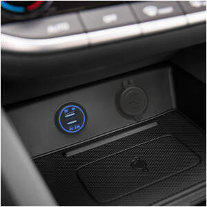 Afbeelding van Inbouw USB-aansluiting voor Sigarettenaansteker - Blauw LED - 12/24 V [54926BL] - 96e6 4ce0 4a01 ab34