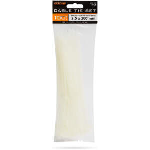 Afbeelding van Kabelbinders & Tie-wraps - Nylon Zip-Ties, Bundelbandjes 100 Stuks [05426] - 989f 2a4e 4c6b 9778