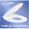 Afbeelding van WC bril met verkleiner - Kind Toiletbril zitverkleiner - Wit - Kinderen WC Bril - Kinderzitting - Familie -
