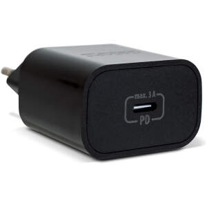 Afbeelding van Oplaadblok Snellader USB-C – Power Delivery 20W – Adapter / Netwerkadapter – Compact – zwart 1 Stuks