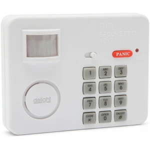 Afbeelding van Bewegingssensor alarm - met PIN-beveiliging - 100 dB - 5m bereik PIR bewegingsmelder - batterijgevoed -