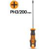 Afbeelding van Kruiskop Schroevendraaier PH3 x 200 mm - Comfort Grip, Chroom-Vanadiumstaal [10528] - 9bfe f884 4df9 a615