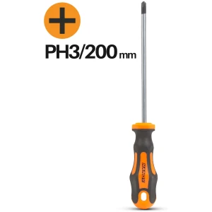 Afbeelding van Kruiskop Schroevendraaier PH3 x 200 mm - Comfort Grip, Chroom-Vanadiumstaal [10528] - 9bfe f884 4df9 a615