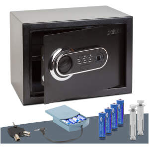 Afbeelding van Digitale kluis met vingerafdruklezer en toetsenbord - 350 x 250 x 250 mm 1 Stuks [55583] - 9de7 10f7 433e