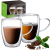 Afbeelding van Vog&Arths - Dubbelwandige Glazen - Theeglazen - 350 ml - 2 stuks - Latte Macchiato / Cappucino Glazen -