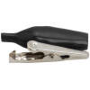 Afbeelding van 10x Grote Krokodillenklem Zwart – 5A Geïsoleerde Crocodile Clip – Testklem voor Elektronica (44 mm) - 10