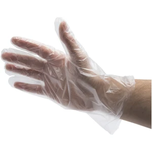 Afbeelding van Wegwerp polyethyleen handschoenen Transparant 1 Pak / 100 stuks [11118] - a401 033a 4ee9 94c5 c14da72fd524