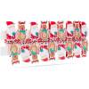 Afbeelding van Kerstclip met lint - Kerstman - 22 x 35 mm - 18 stuks, 2 m / verpakking 1 Stuks [58526A] - a4d1 3da0 4c58