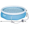Afbeelding van Bestway Rond Opblaasbaar Zwembad 305 x 76 cm - Incl. Watercirculatiepomp - 3638L - UV-Bestendig - 3-laags