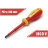 Afbeelding van Kruiskop Geïsoleerde Schroevendraaier PZ2 x 100 mm - 1000V, Magnetische Kop [10572] - a8cf bdcb 47a9 9567