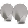 Afbeelding van Zelfklevende RVS haken - set van 2 zonder boren of schroeven [57259] - a9a4 c101 45be beab 3287663b1410