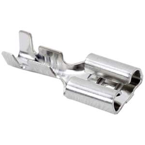 Afbeelding van 100x Vrouwelijke kabelschoen 4,8 mm – Vertinde stekkerbus – Snelaansluit terminal voor elektrische kabels