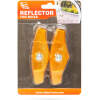 Afbeelding van Fiets Spaakreflectoren - Oranje - 2 Stuks | Schroefmontage | 110×35 mm | Voor Zichtbaarheid in het Donker