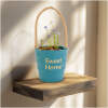 Afbeelding van Decoratieve Bloempot met Touw - 9×8 cm, Kunststof, Modern Design in 4 Kleuren voor Planten & Organisatie