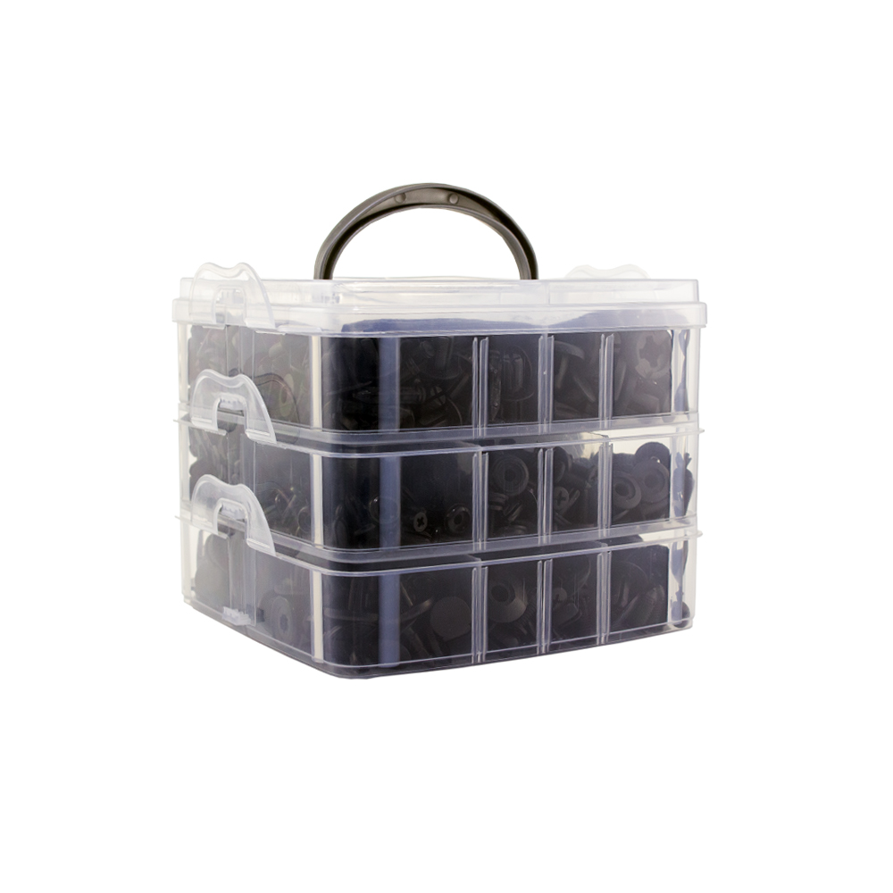 Afbeelding van Plastic Clips Popnagel - 625 stuks - Motor Kuip Clips - Auto Interieur Montage Clipjes - Trim Paneel -