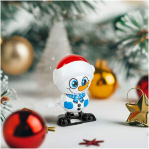 Afbeelding van Springende Sneeuwpop - Wind-up Kerstdecoratie met Veermechanisme (7 cm) [58970B] - ad7f 07bb 4f98 961c