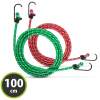 Afbeelding van Elastische Snelbinders Set 2 x 100 cm - 6 mm voor Cargo Fixatie, Rood & Groen [55768A] - ae38 d327 4069
