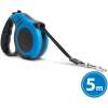 Afbeelding van Automatische Hondenriem 5 m - Blauw - Met Rem & Snelle Terugtrekking - Anti-slip - Kauwbestendig [60067B]