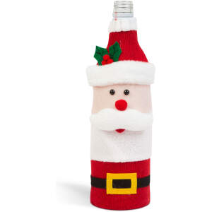 Afbeelding van Kerst drankfleshouder - 3D Kerstman - polyester - 27 x 12 cm 1 Stuks [58728A] - af94 f4a7 469e 8195