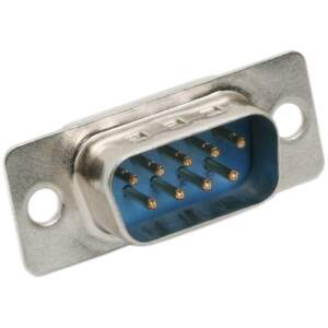 Afbeelding van 5x D-Sub Stekker 9-Polig Mannelijk – VGA / D-Sub Plug om te Solderen – 2-Rijige Monitor Connector - 5