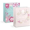 Afbeelding van Cadeautas - papier - 178 x 102 x 228 mm - 2 soorten / verpakking 12 Stuks [58292] - b1c0 82cb 4ad1 95c3