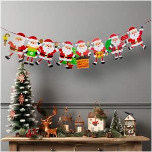 Afbeelding van Kerstpapieren slinger - 8 stuks Kerstman - 3,5 m 1 Stuks [58585B] - b2fd 15e5 43ba ae62 a1759b7a5848 1