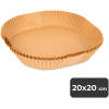Afbeelding van Bewello Airfryer Bakpapier Vierkant - 20x20 cm - Air Fryer Bakpapier XXL - Airfryer Wegwerpbakjes - 50 stuks