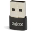 Afbeelding van USB-C naar USB-A Adapter 5V 2.4A - Compacte Zwarte Converter voor Opladen en Data Overdracht [55556BK] - b613