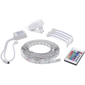 Afbeelding van RGB LED-strip set - 5 m - met afstandsbediening - SMD 5050 - IP20 - 7,2 W/m - voor binnenverlichting &
