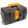 Afbeelding van Opvouwbare Gereedschapskoffer LEEG met lade - drievoudige lade - kunststof - 37 x 23 x 21 cm 1 Stuks [11011B]