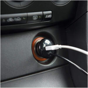 Afbeelding van Sigaretten aansteker Adapter Oplader 4-in-1 + USB - 3,1A - Lightning, MicroUSB, Type-C - 12-24V -