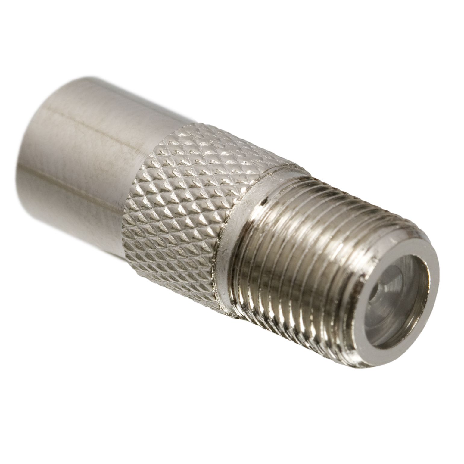 Afbeelding van 10x F-Connector naar TV Coax Adapter – Coax Verloopstekker met Vergulde Pin – Antenne Adapter voor TV
