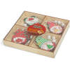 Afbeelding van Kerstboomdecoratieset - hangend, houten elfjes - 4 soorten - 12 stuks / verpakking 1 Stuks [58565B] - bbbc
