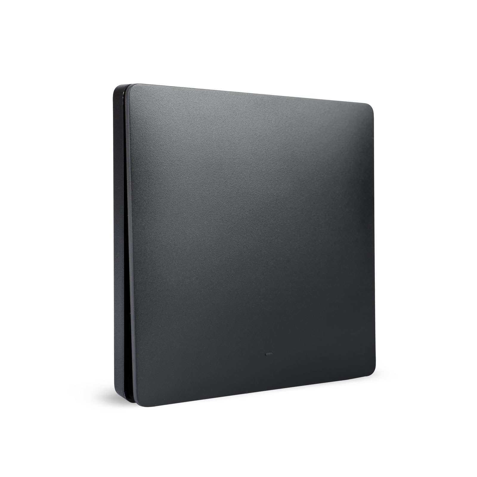 Afbeelding van Kinetische schakelaar - 1-circuit draadloze wandschakelaar - 433MHz - batterijloos - IP20 - matte zwarte