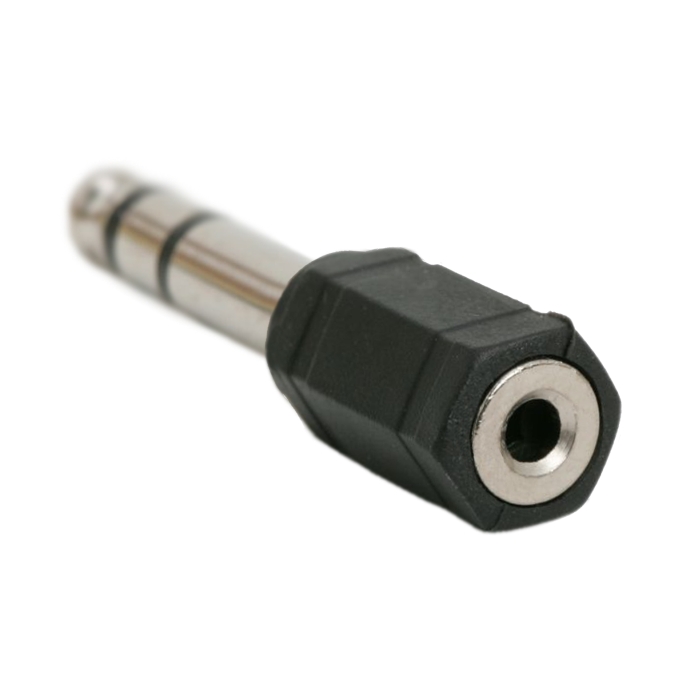 Afbeelding van 10x Jack Adapter 3,5 mm naar 6,3 mm Stereo – Jack Verloopstekker van Klein naar Groot – Audio Connector